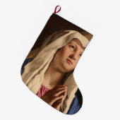 レディ・マドンナ祈ズ(ヴァージン・メアリー) （クリスチャン・アート） ラージクリスマスストッキング (正面 (吊り時))