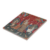 レディ&ユニコーン中世タペストリー聴聞会 タイル (側面)