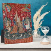 レディ&ユニコーン中世タペストリー聴聞会 フォトプラーク (側面)