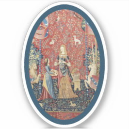 レディ&ユニコーン（匂い）ビニールステッカー シール