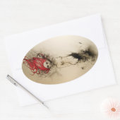 レディ・ラザロ 楕円形シール (封筒)