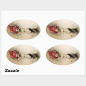 レディ・ラザロ 楕円形シール (シート)