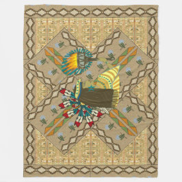 「レディ・リバティ・オブ・ザ・ウエスト」フリースブランケット フリースブランケット