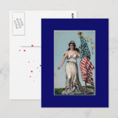 レディ・リバティ ポストカード (正面/裏面)