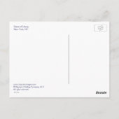 レディ・リバティ ポストカード (裏面)