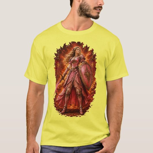 レディ・ロザライン 輝く幻想戦士Tシャツ Tシャツ (正面)