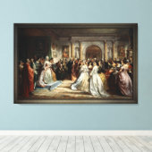 レディ・ワシントンの披露宴・デイby D. Huntington キャンバスプリント (インサイチュ (ウッドフロア))