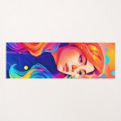 レディ・鮮やかデジタル・アートワーク ヨガマット (正面(横))