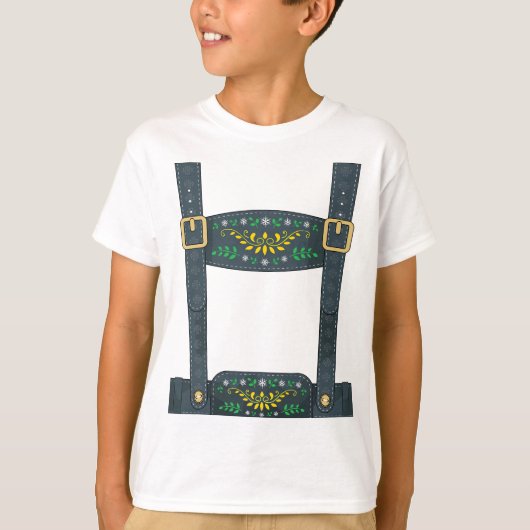 レデルホセンオクトーバーフェストドイツフェスティバル衣装 Tシャツ (正面)