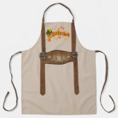 レデルホセンドイツ語とオクトーバーフェストエプロン エプロン (正面)