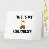 レデルホセン カード (黄色い花)