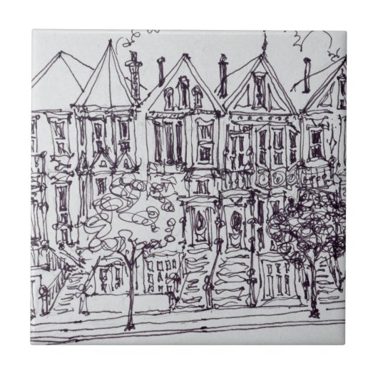 レデ色彩の鮮やかィス|サンフランシスコ(カリフォルニア) タイル (正面)