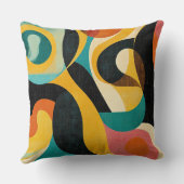 レトはっきりしたウーマンinサングラス クッション (裏面)