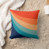 レトカラフルロ太陽光線 クッション (ブランケット)