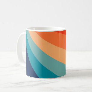 レトカラフルロ太陽光線 コーヒーマグカップ