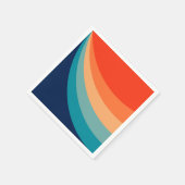 レトカラフルロ太陽光線 スタンダードカクテルナプキン (角)