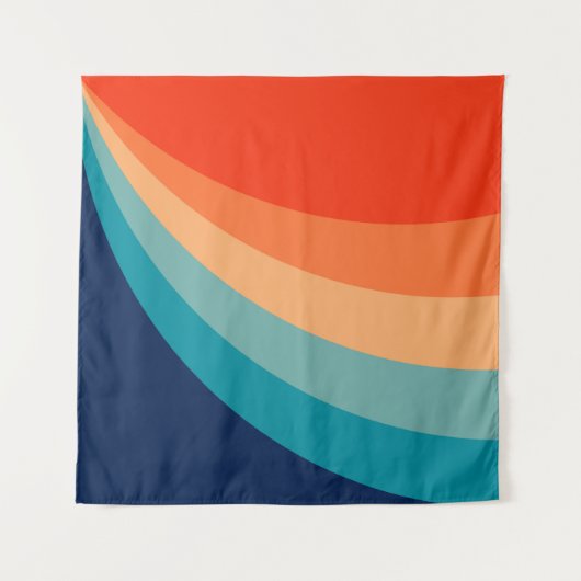 レトカラフルロ太陽光線 タペストリー (正面)