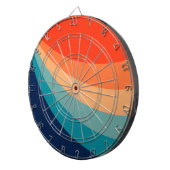レトカラフルロ太陽光線 ダーツボード (正面右)