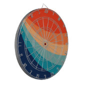 レトカラフルロ太陽光線 ダーツボード (正面左)