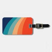  レトカラフルロ太陽光線 ラゲッジタグ (正面横)