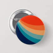 レトカラフルロ太陽光線 缶バッジ (正面&裏面)