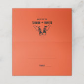 レトモダンロの手結婚引き プレイスカード (外部開封)