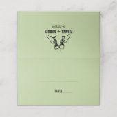 レトモダンロの手結婚引き プレイスカード (外部開封)