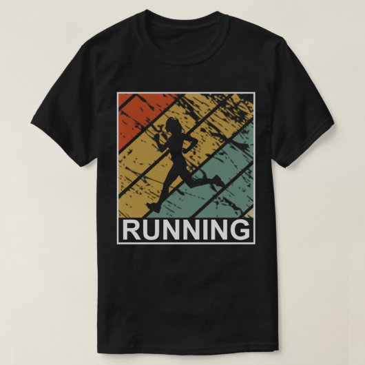 レトランニングロランニングジョギング2 Tシャツ (デザイン正面)