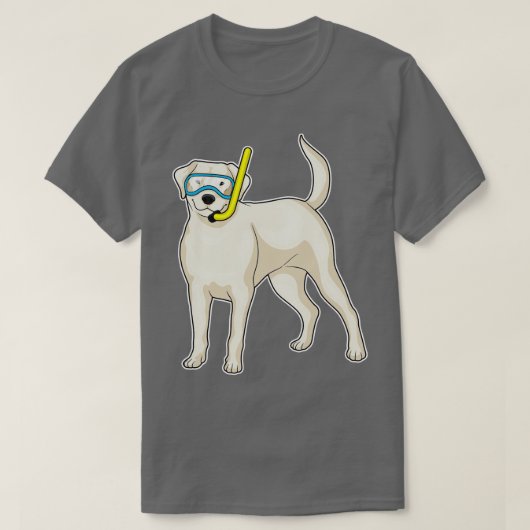 レトリエバーダイバーシュノーケル Tシャツ (デザイン正面)
