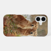 レトリエバーバディ iPhone 16ケース (裏面横)
