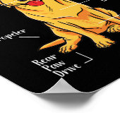 レトリバーのゴールデンラブラドールレトリバー解剖学 ポスター (角)