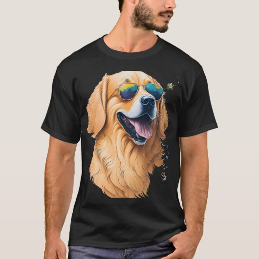 レトリバー犬 Tシャツ (正面)