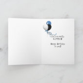 レトリバー誕生日 カード (内部)