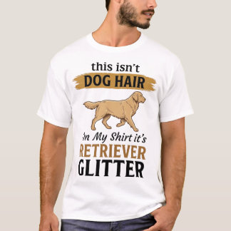 レトリバー グリッター 面白い 犬好き レトロデザイン_1 Tシャツ