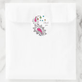 レトロありがとう ラウンドシール (バッグ)