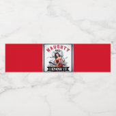 レトロいけなと私はそれを知っているクリスマスピンナップ ペットボトルラベル (シングルラベル)