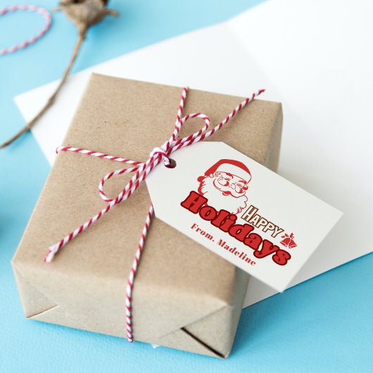 レトロいけなサンタクロース ギフトタグ