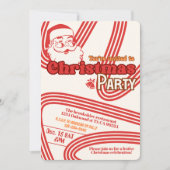 レトロいけなサンタクロース 招待状 (正面)