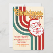 レトロいけなサンタクロース 招待状 (正面)