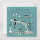 レトロいけな子猫 カード (正面)