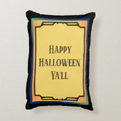 レトロおかしいハロウィーン アクセントクッション (裏面(縦))