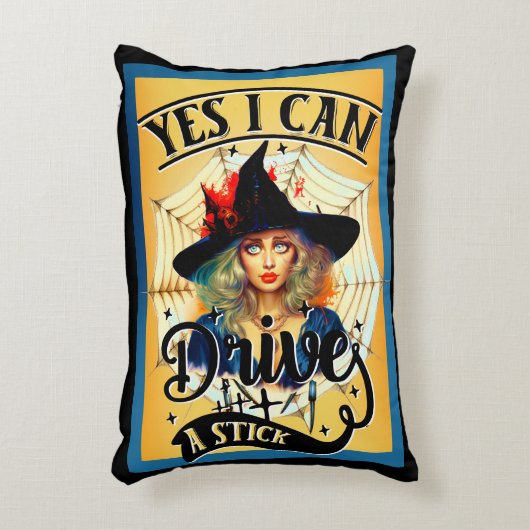 レトロおかしいハロウィーン アクセントクッション (正面(垂直))