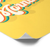 レトロおはよう ポスター (角)