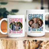 レトロおばあちゃんがヤギの写真マグカップ コーヒーマグカップ