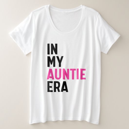 レトロおばさん母の日 プラスサイズTシャツ (デザイン正面)