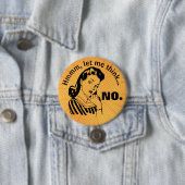 レトロおもしろいなしボタン 缶バッジ (インサイチュ)