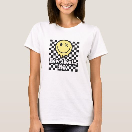 レトロおもしろいな皮肉は言わない Tシャツ (正面)