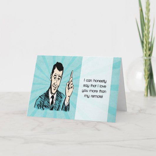 レトロおもしろいのバレンタイン・デイ・カード シーズンカード (正面)