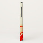 レトロおもしろいの女性がサングラスにモノグラム Case-Mate iPhoneケース (裏面/左)