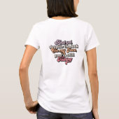 レトロおもしろいの皮肉なTシャツ Tシャツ (裏面)